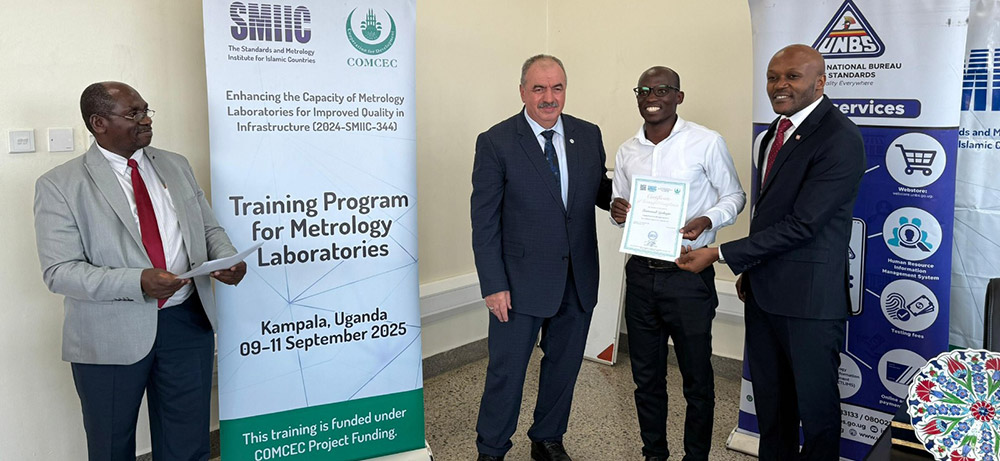 Within the scope of the project titled “Enhancing the Capacity of Metrology Laboratories for Improving Quality Infrastructure (2024-SMIIC-344)”, a workshop was organized in Türkiye following the training held in Uganda